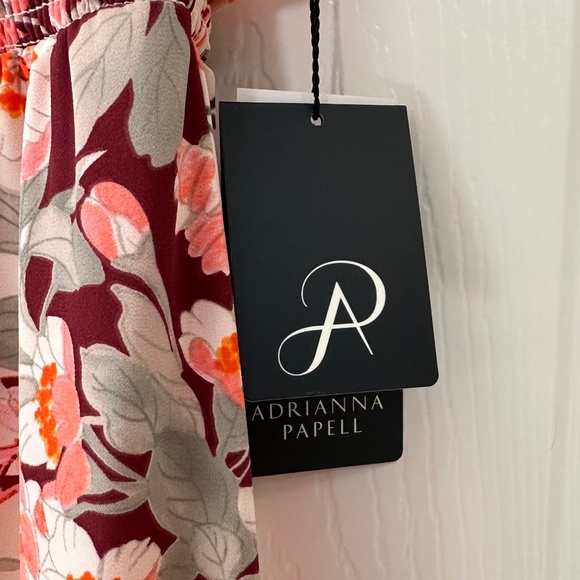 NWT Adrianna Papell size 10 multicolor floral maxi dress - Picture 9 of 11